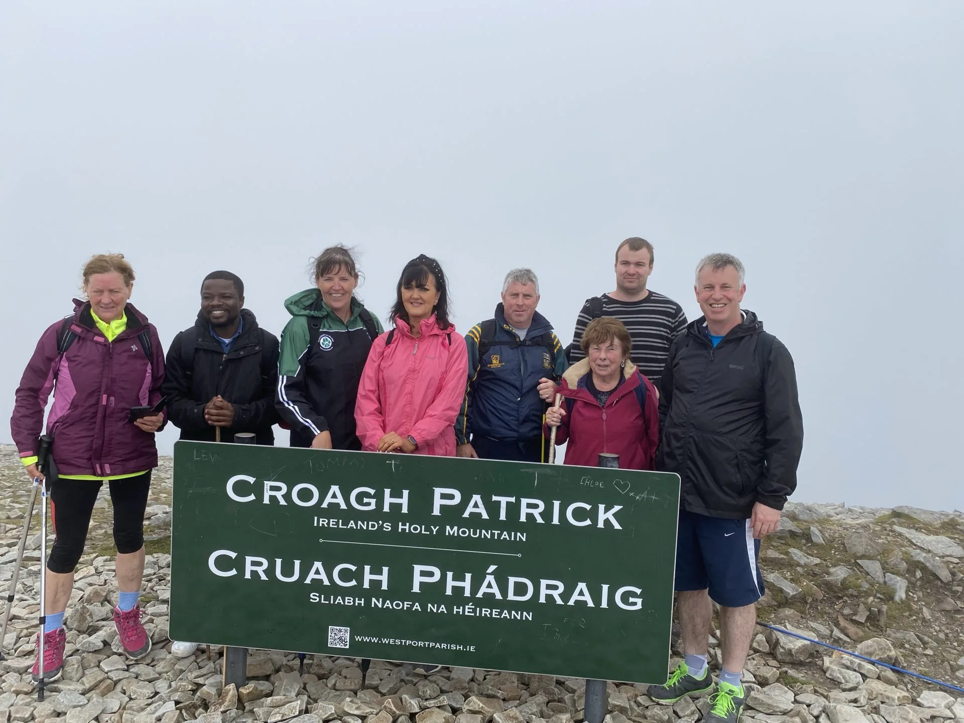 Our pilgrimage to Croagh Patrick August 2022