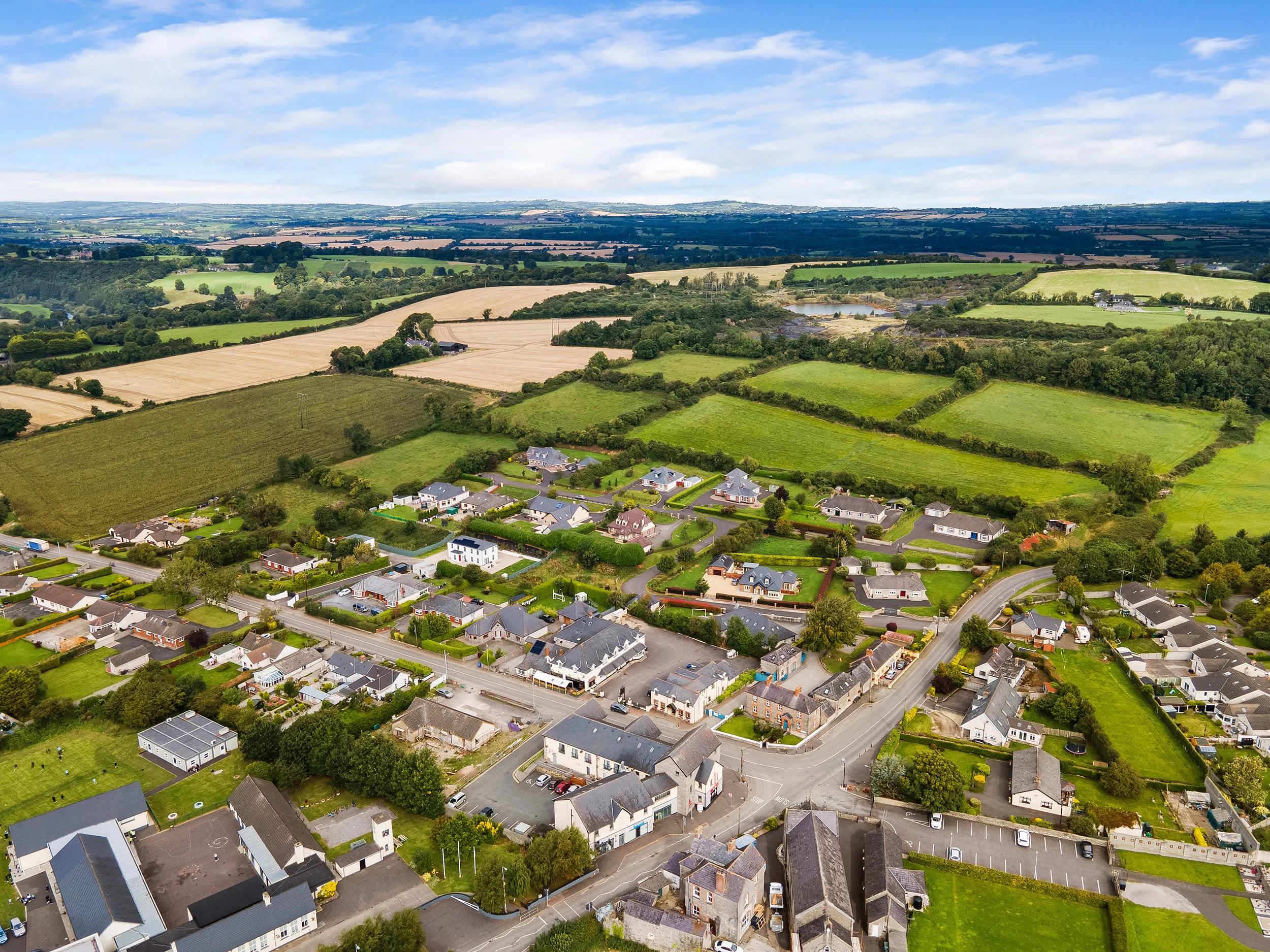 donore aerial view